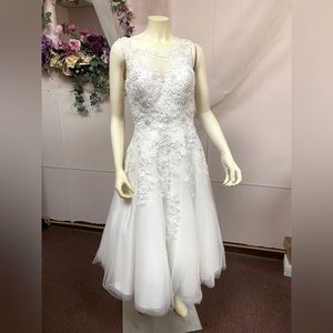 Ella Rosa Wedding Tea-Length Gown